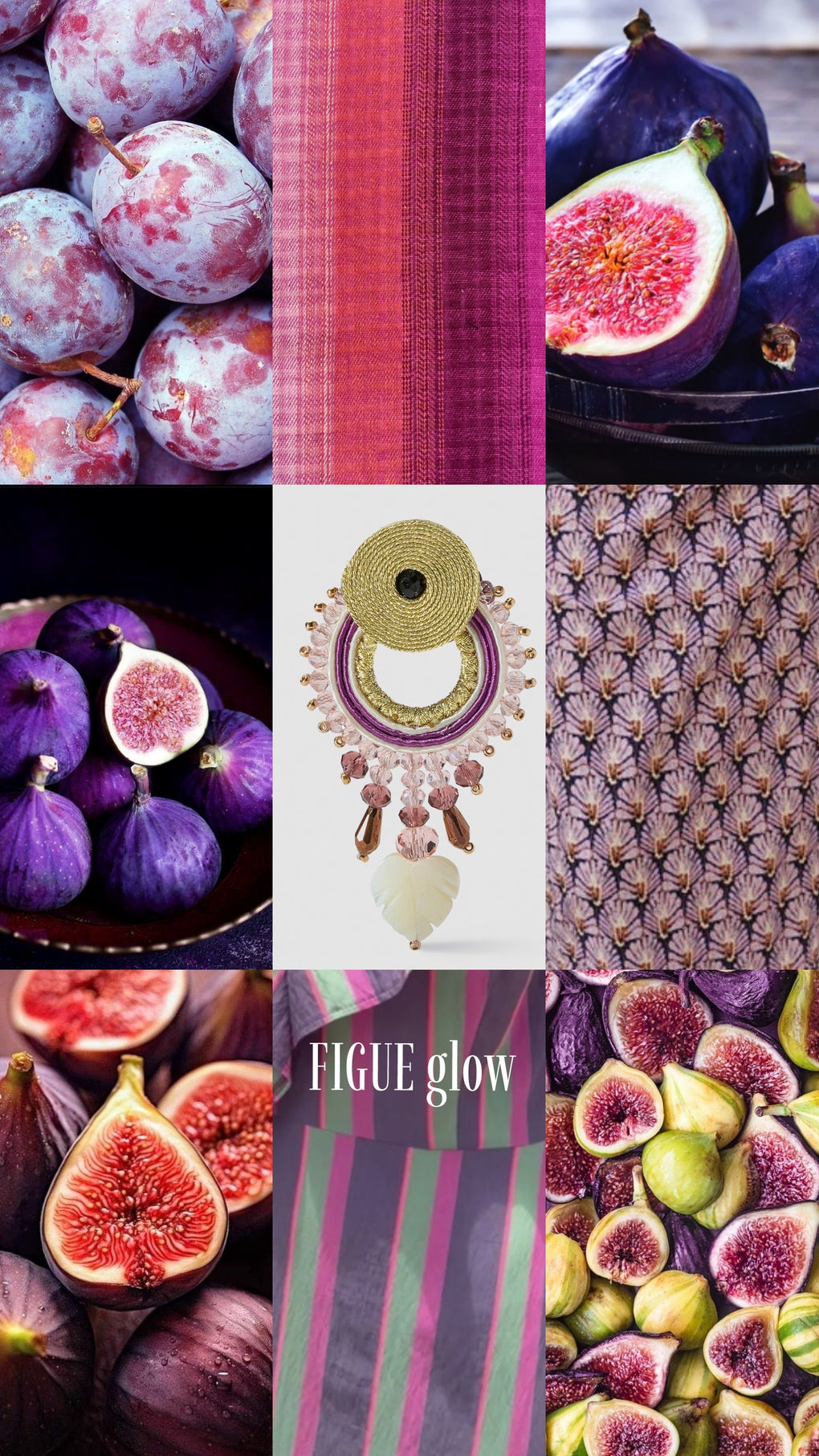 Fig Glow Earrings