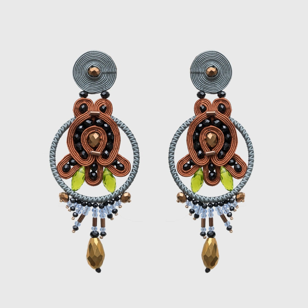 Pendientes Saint-Honoré Choco