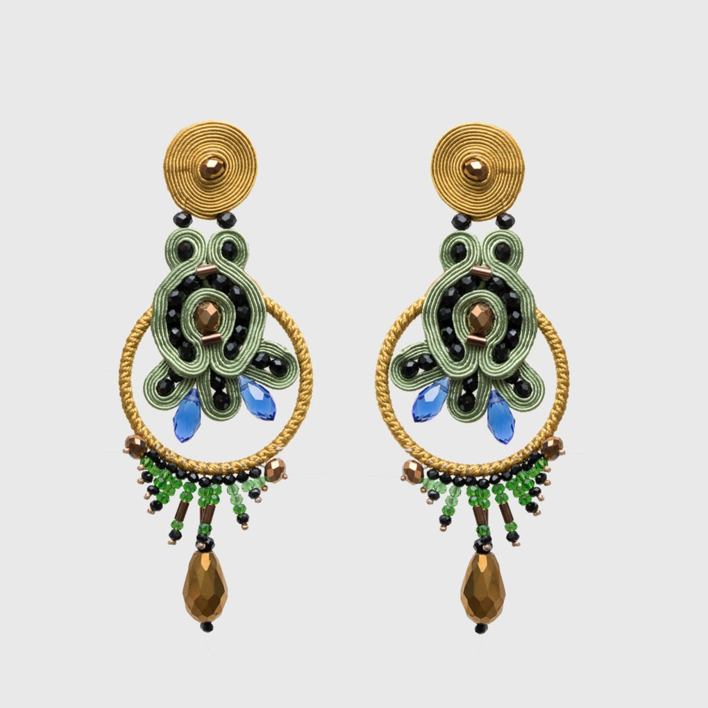 Pendientes Saint-Honoré Pistache