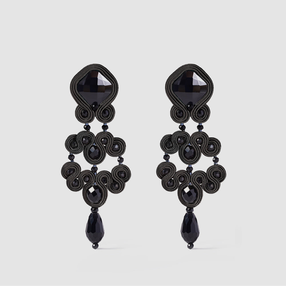 Pendientes Black is Back XL