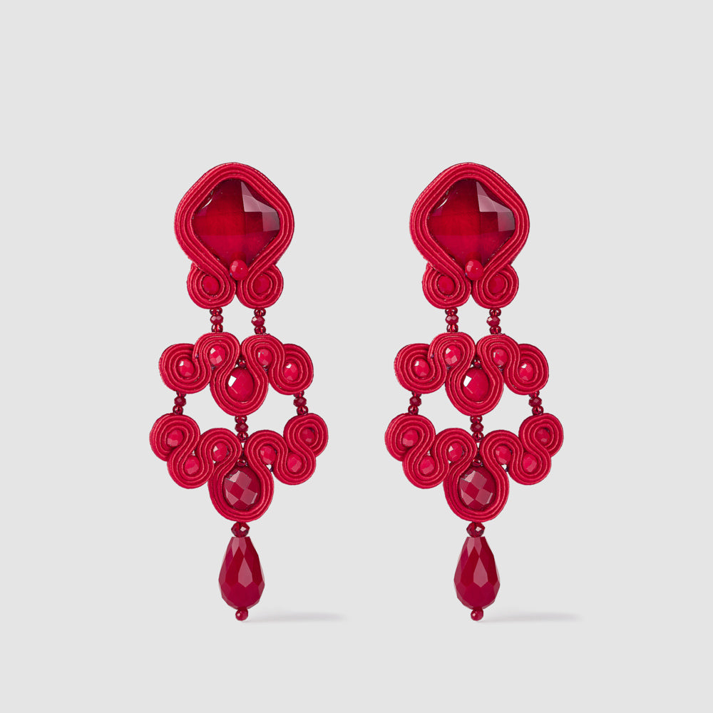 Pendientes Passion Rouge XL