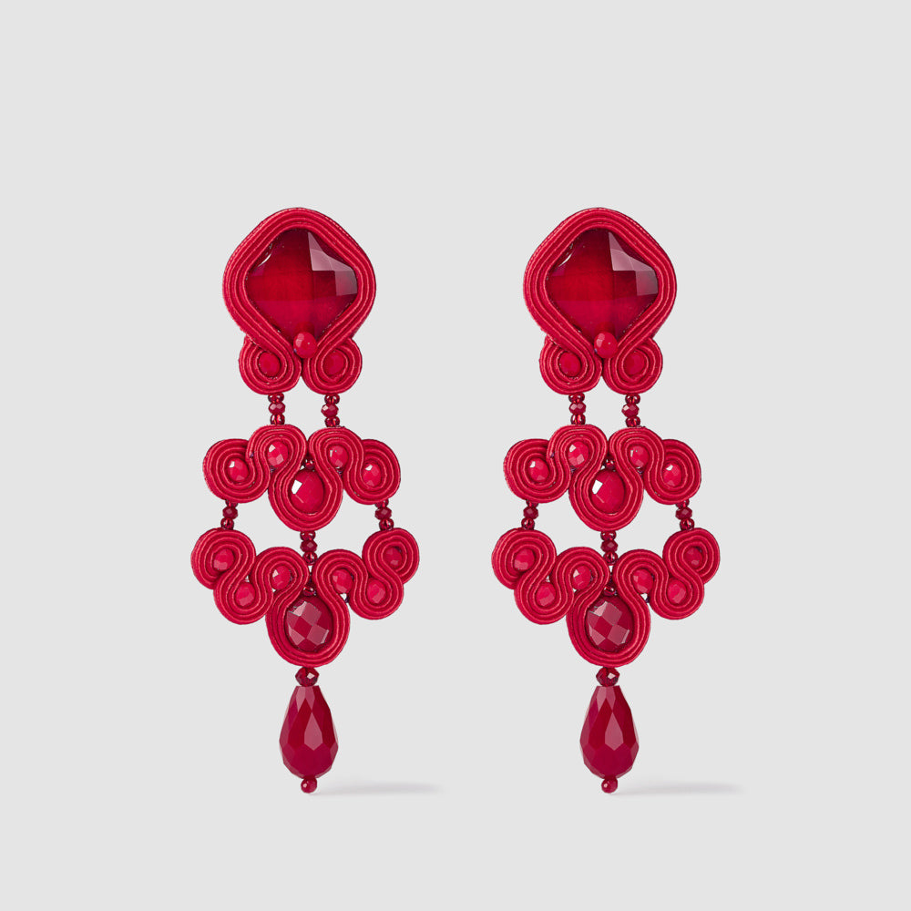 Pendientes Passion Rouge XL