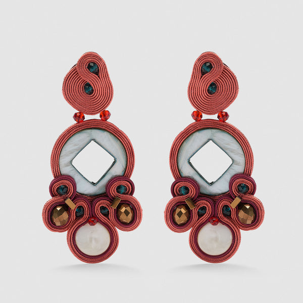 Bitter Grapefruit Earrings