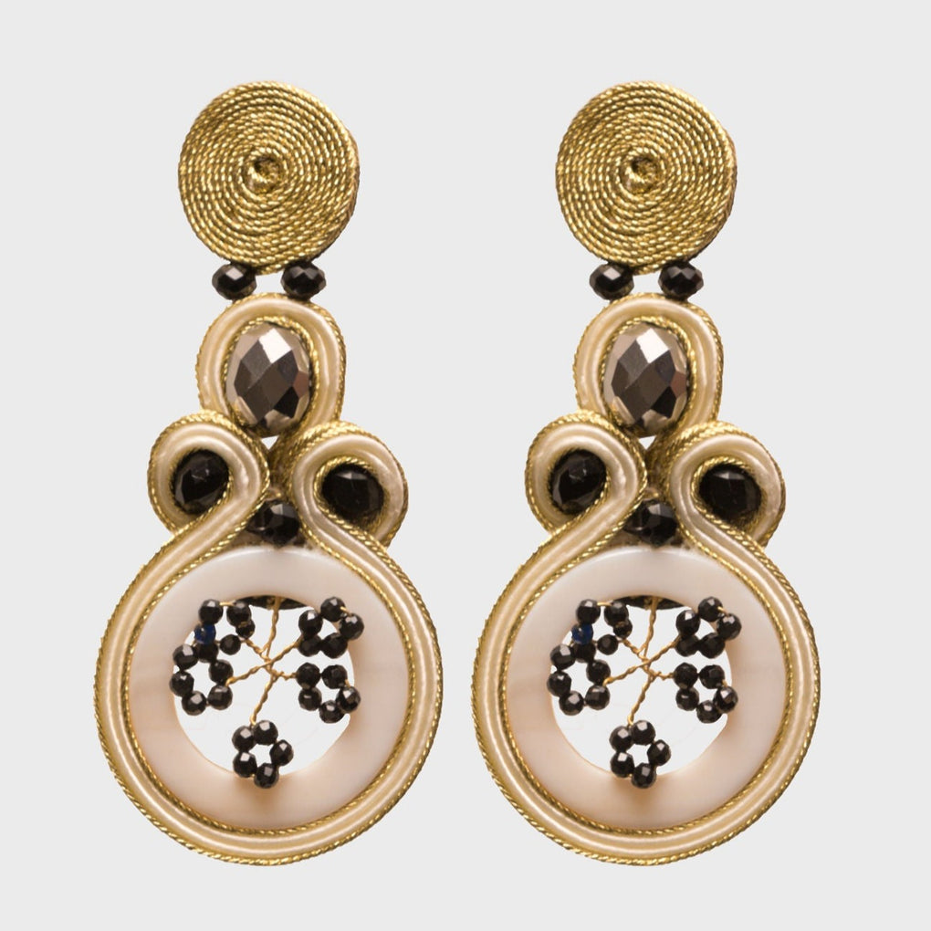 Pendientes Black Blossom