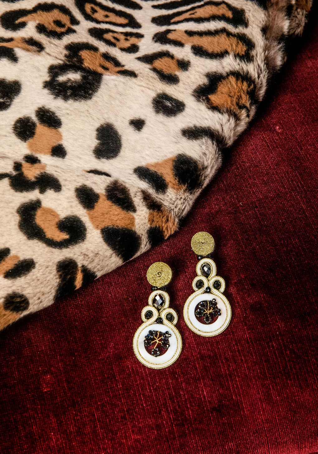 Pendientes Black Blossom