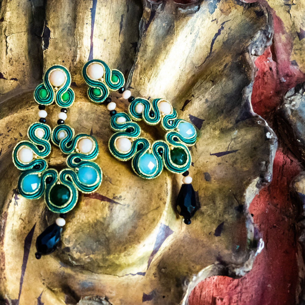 Pendientes María Antonieta Pompadour