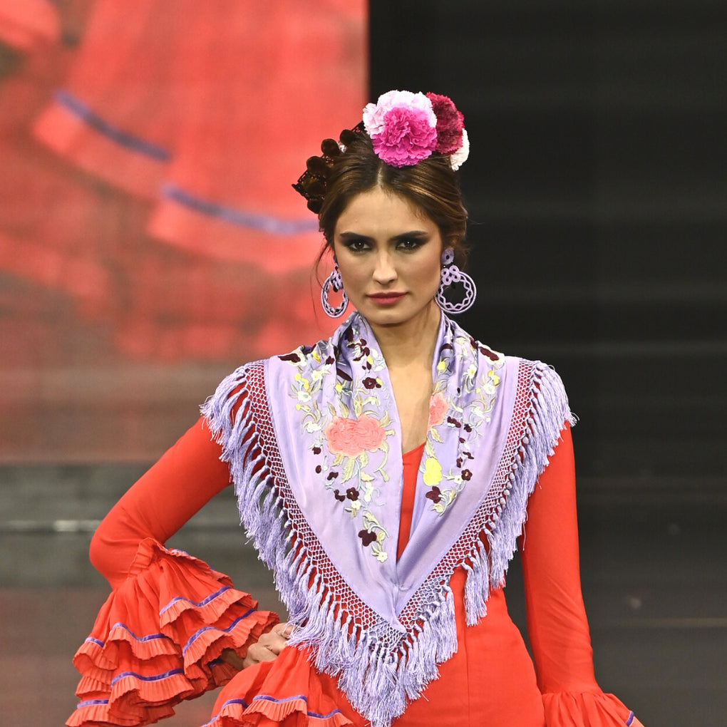 Pendientes Malva Real & Azabache