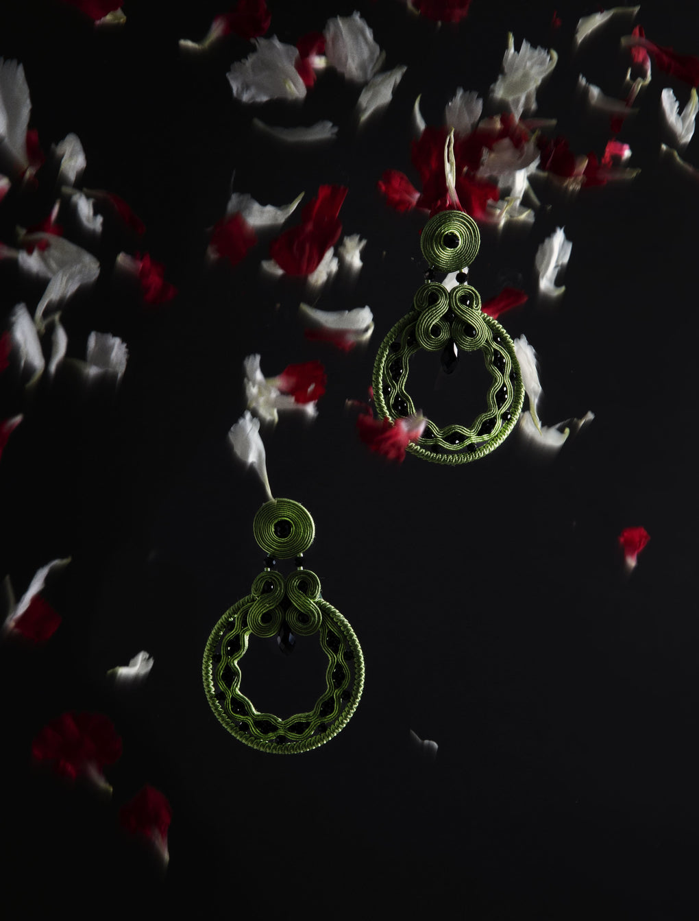 Laurel & Jet Earrings