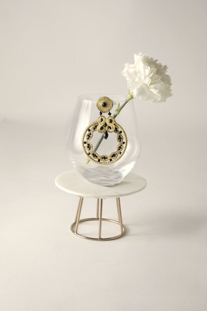 Pendientes Oro & Azabache