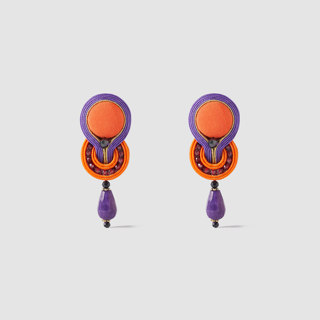 Tommasa Tangerine Earrings