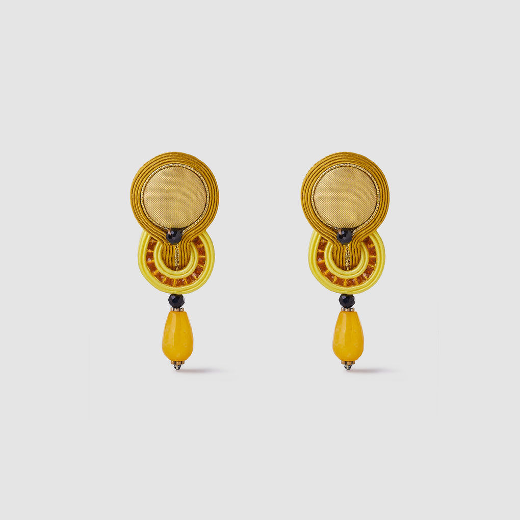 Tommasa Canary Earrings