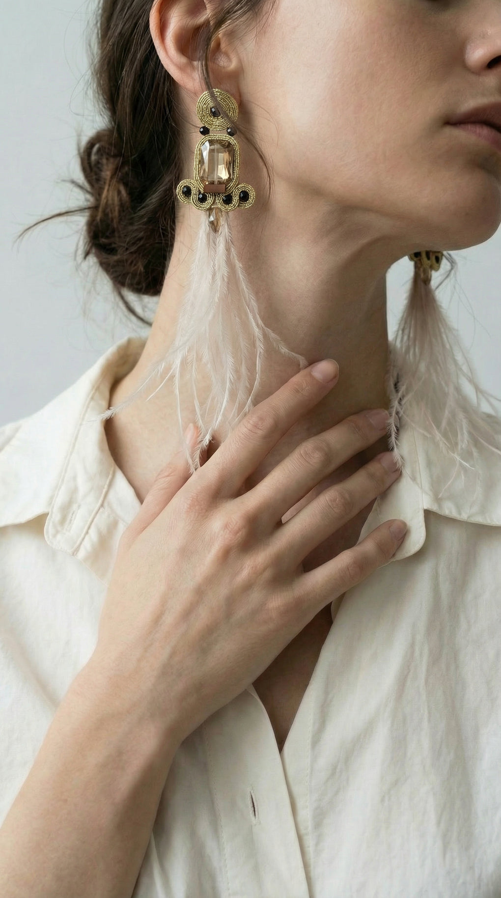 Pendientes Selected Plume Bridal