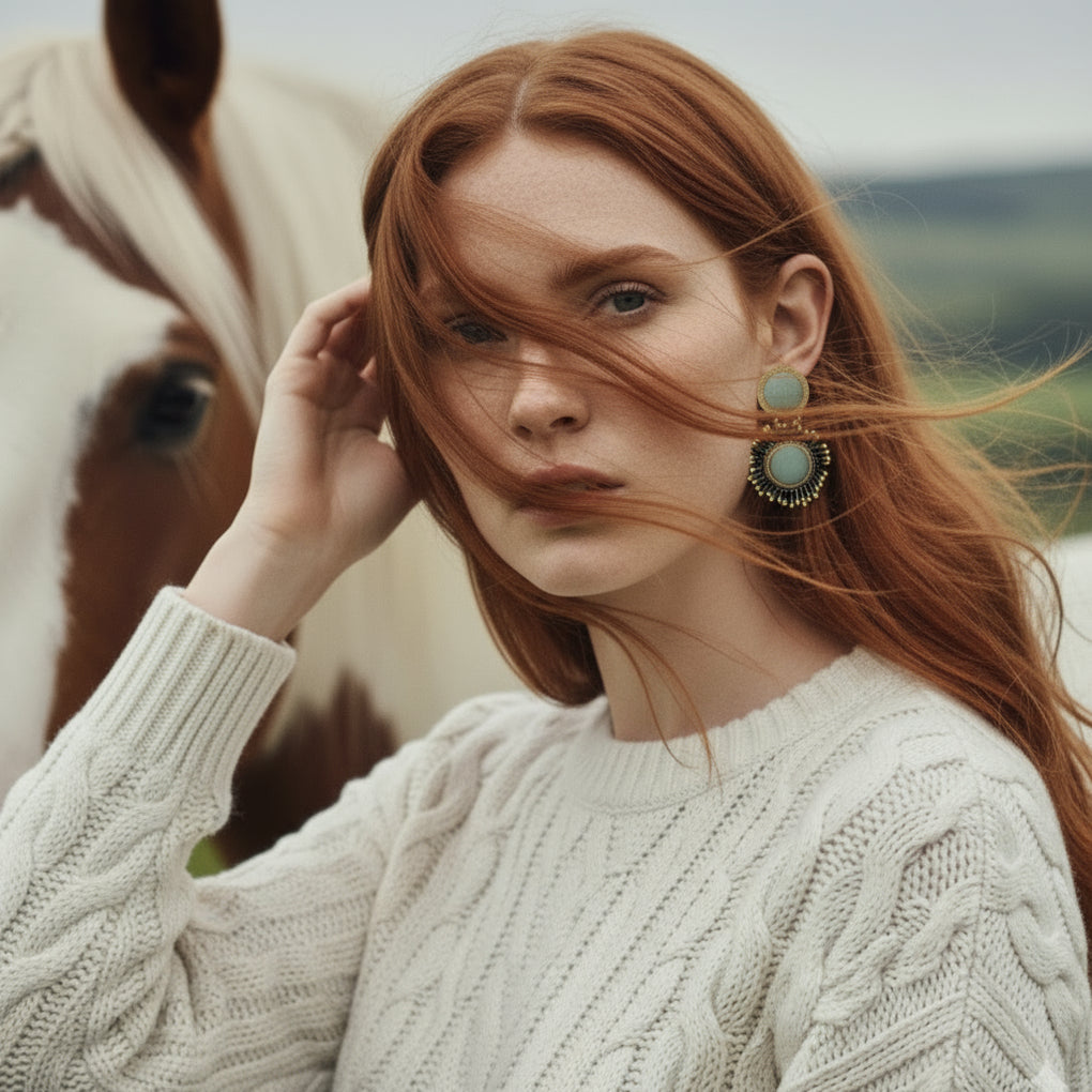 Pendientes Cretonne Moss