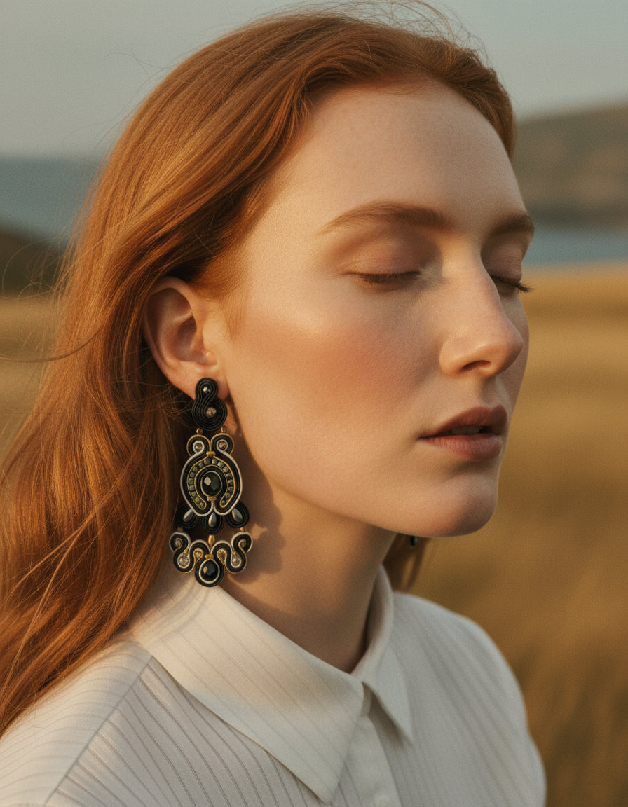Pendientes Royal Tartan Ebony