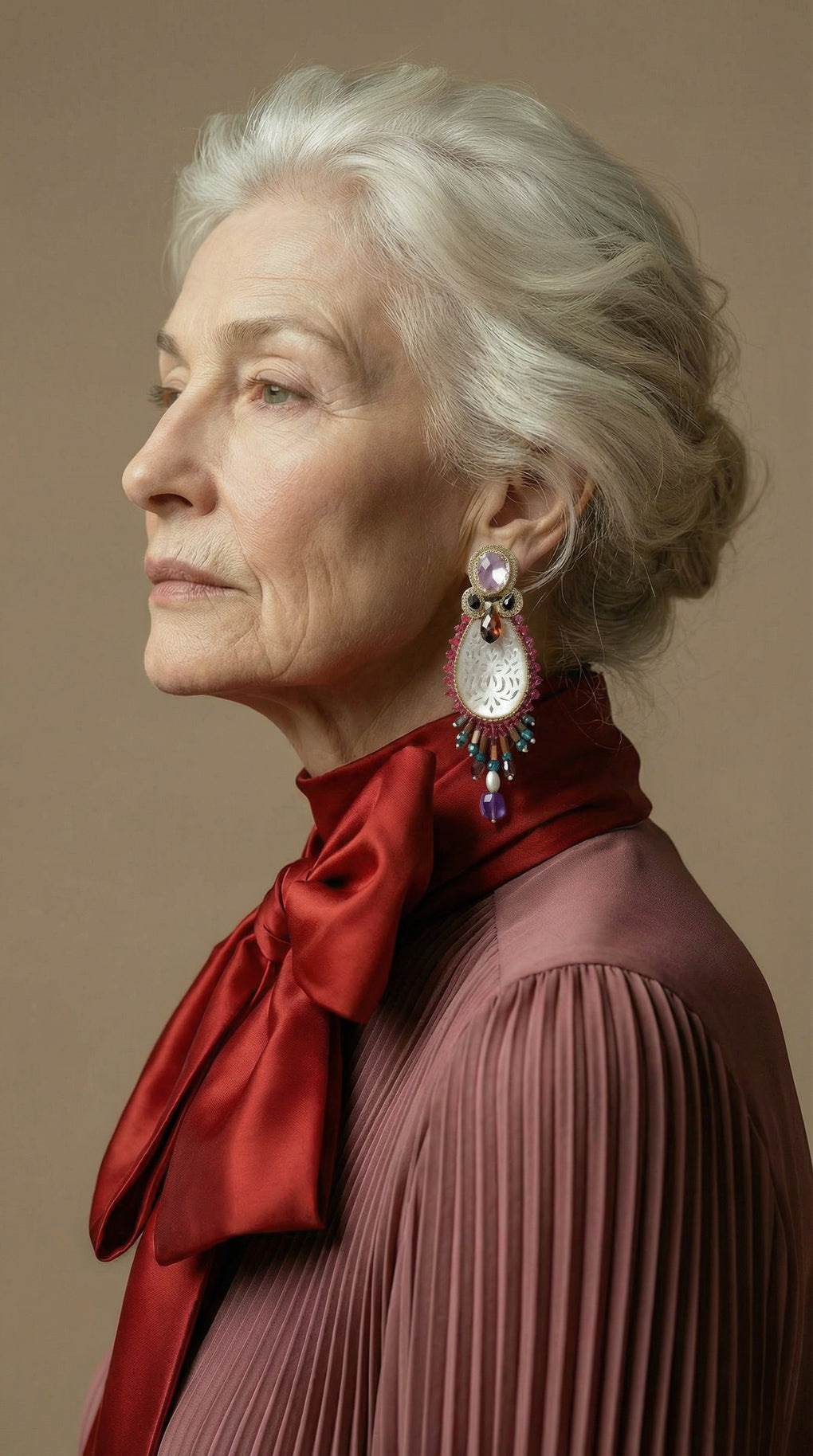 Selected Rose Filigree Earrings