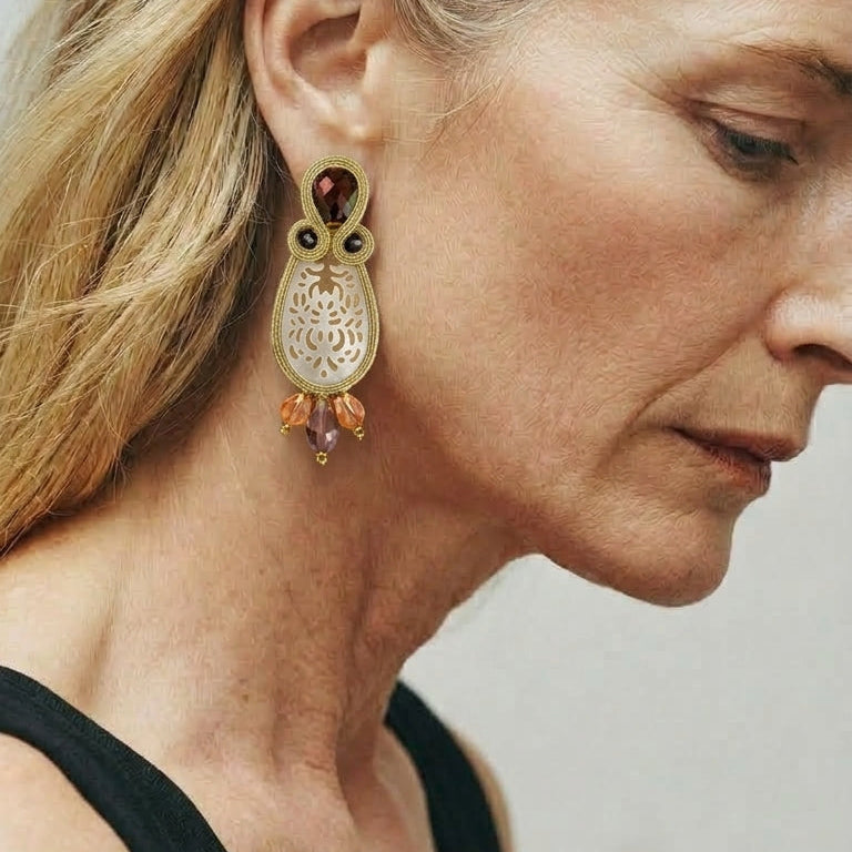 Pendientes Selected Alhambra Terracota