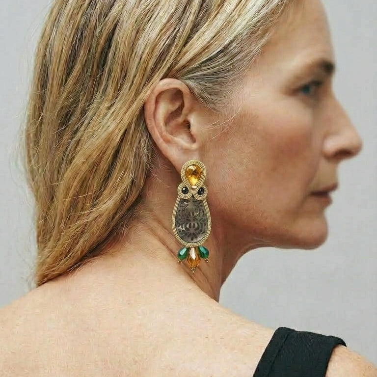 Pendientes Selected Alhambra Jade
