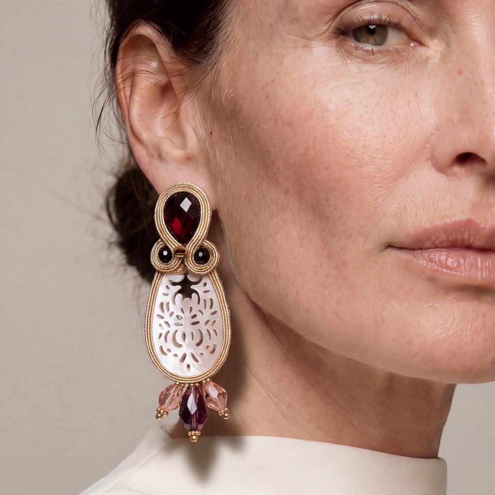 Pendientes Selected Alhambra Orchid