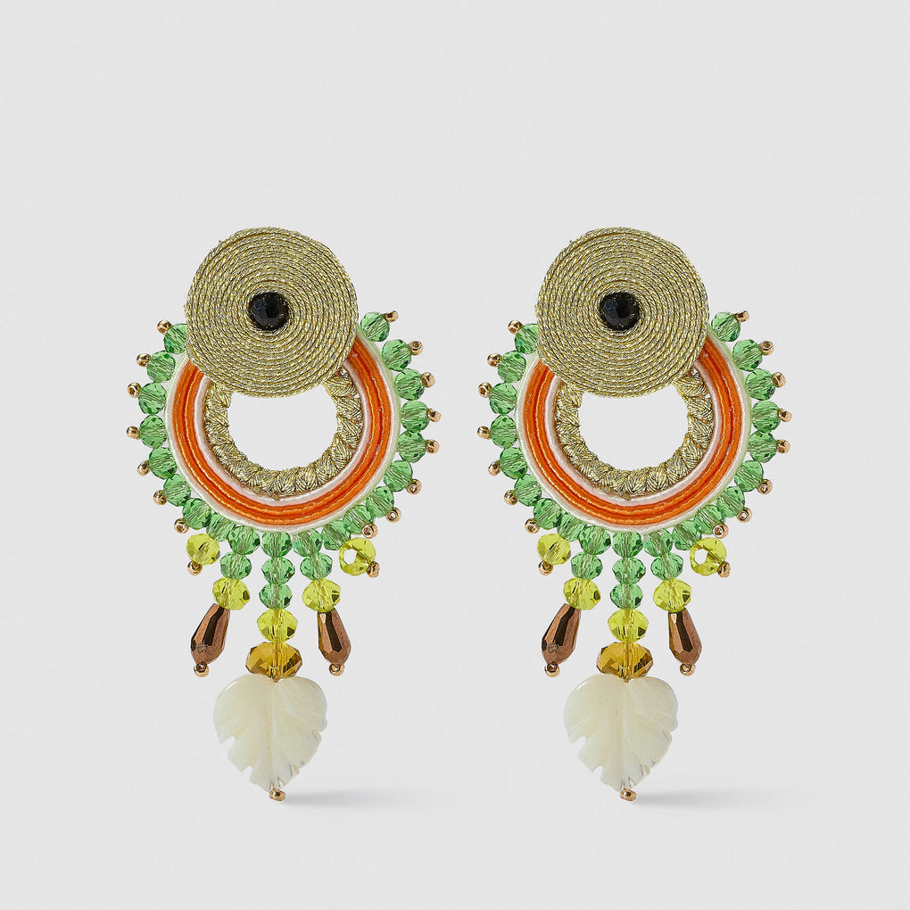 Pendientes Lime & Tangerine