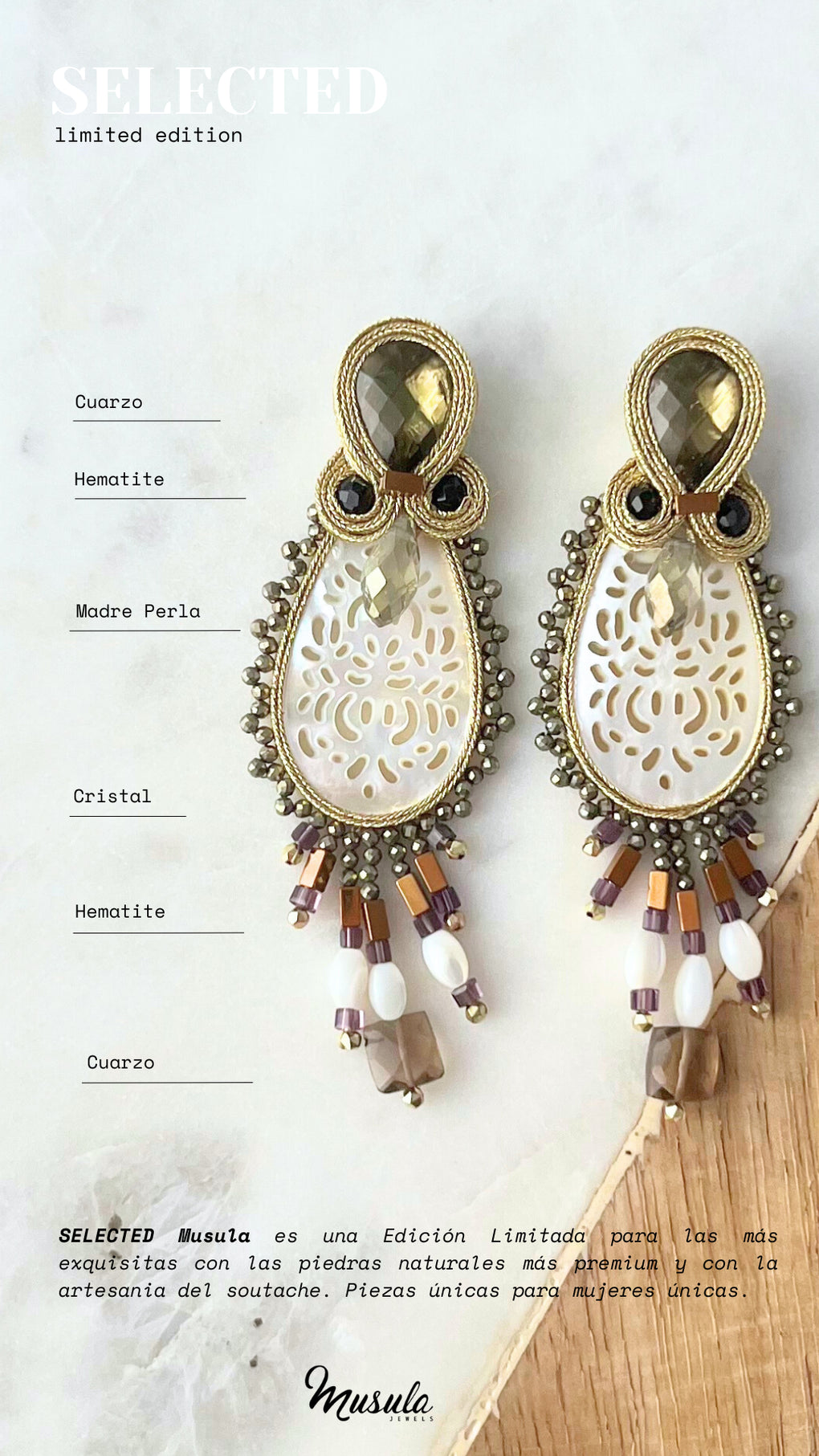 Pendientes Selected Sand Filigree